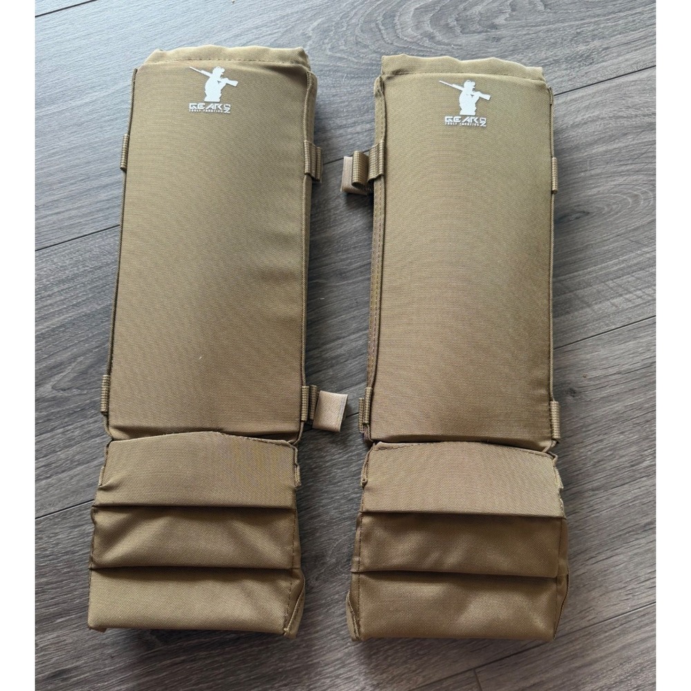 GearOZ Snake Gaiters Chaps Brand New Khaki Coyote Brown Leg Guards Protection